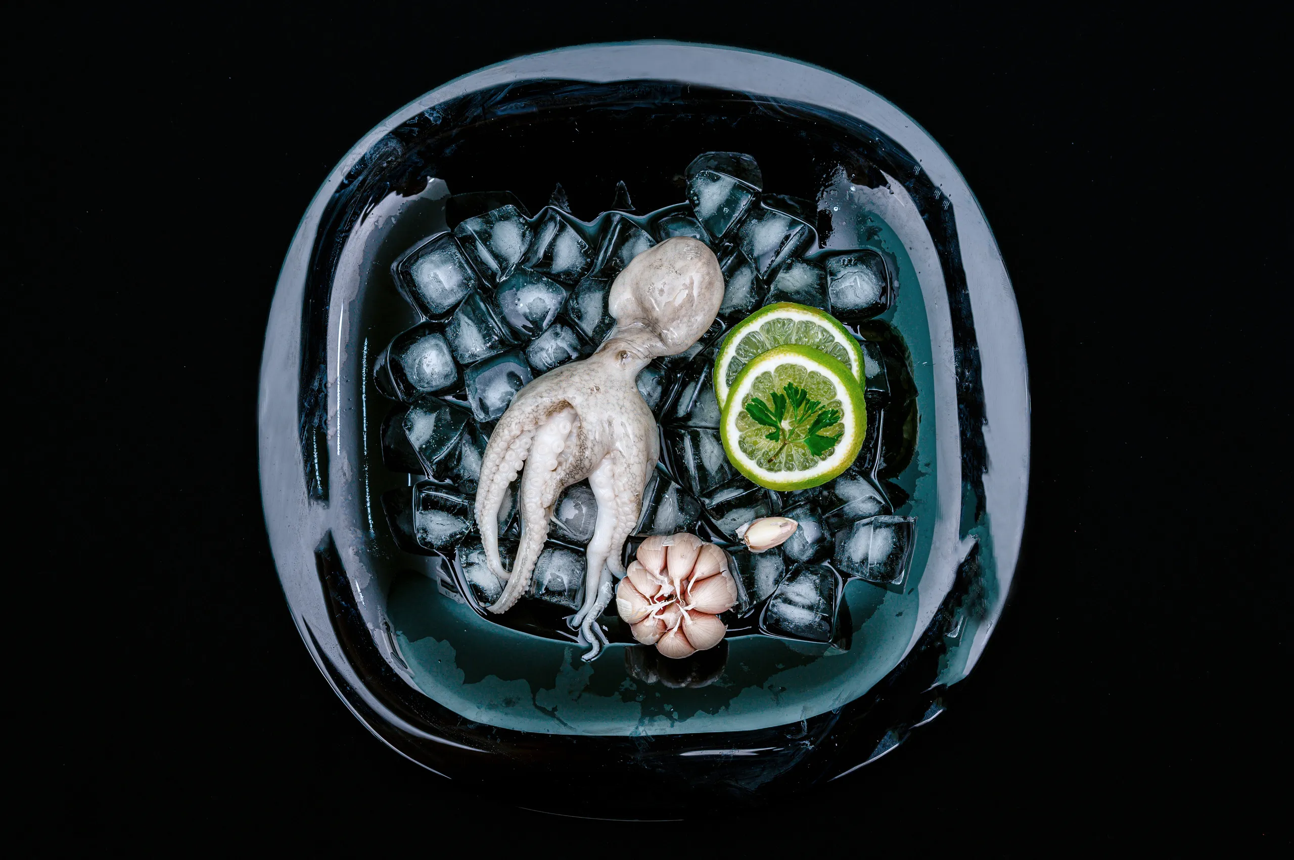 Whole Cleaned Short Leg Octopus Single-Skin
