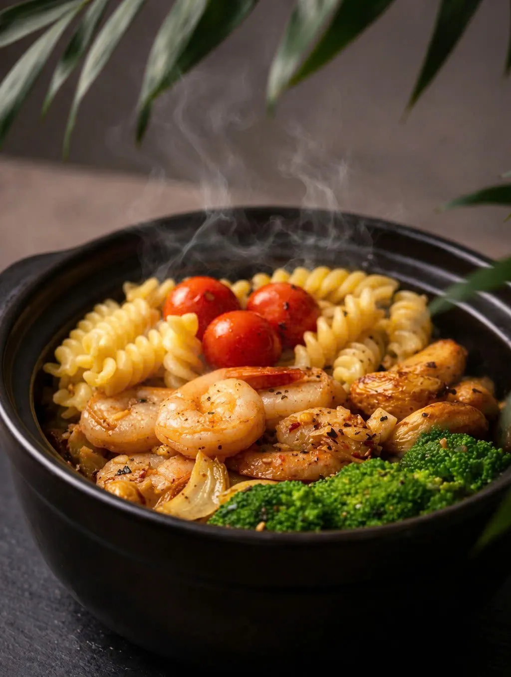 Gambas Pasta