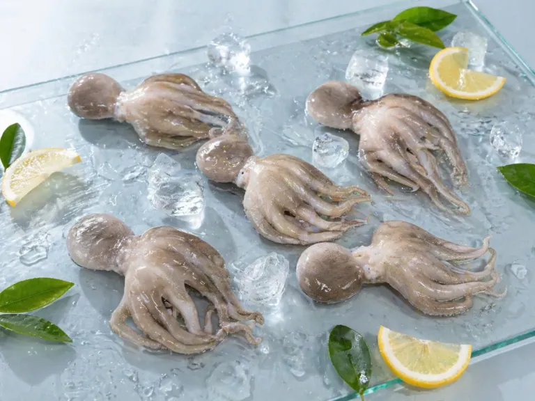Whole Cleaned Short Leg Octopus Double-Skin