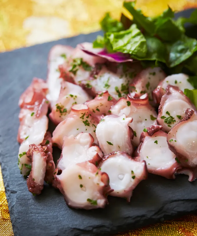 Boiled Cut Octopus